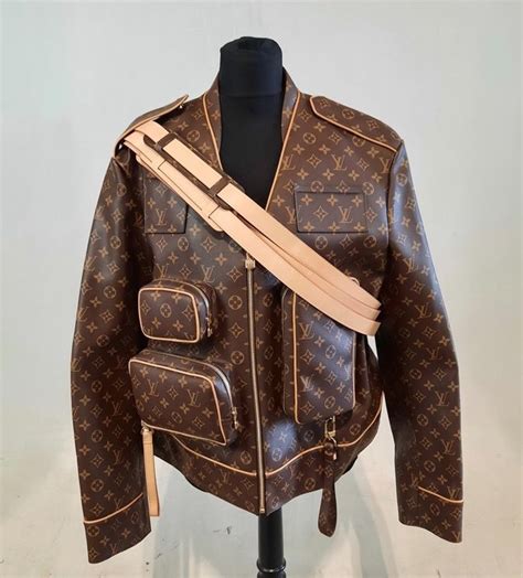 louis vuitton leren jas heren|louis vuitton jackets.